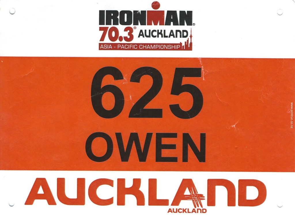 Auckland Ironman Race Number